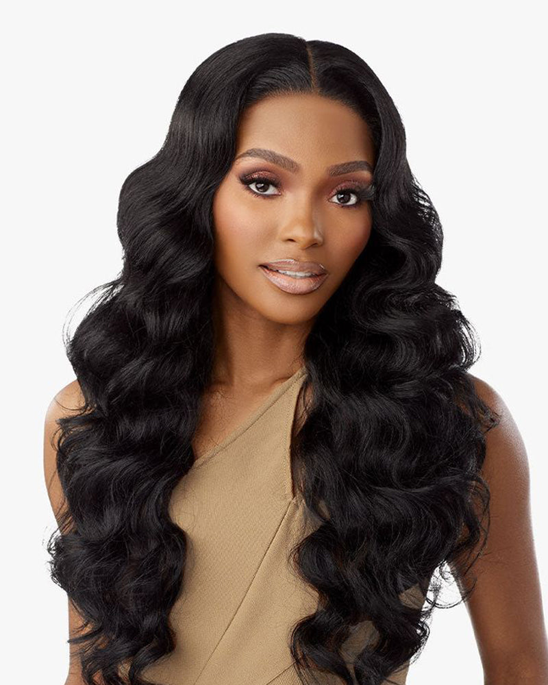 Celebrity purchases human lacefront 360 black wig