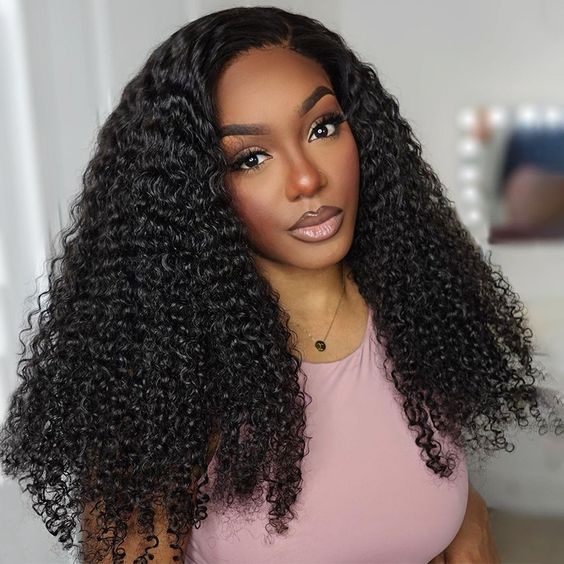 Jerry Curly Pre-Cut 5x5 Lace Closure Real Glueless Wig Pre-Plucked/Pre –  Arabella Hair