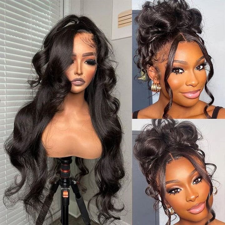 Lace buy front wig human hair