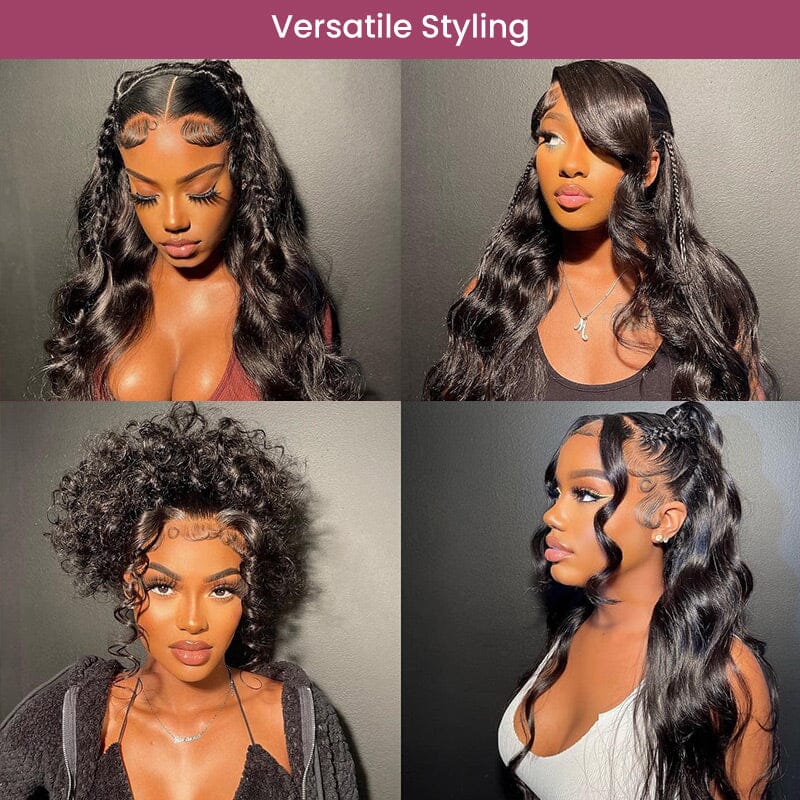 360 Lace Frontal Deep Wave Natural Black Human Hair Wig Free Part Arabella Hair Classic 360 Lace 22