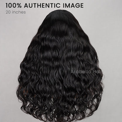 【Limited Design】Ocean Wave Natural Black Glueless 6x5 Pre-Cut Lace Human Hair Wigs