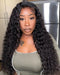 HD Lace 6x5 Lace Closure Wigs Deep Wave Glueless Wig Pre Plucked Natural Black Deep Wave Human Hair Wigs