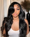 Easy-Wear Body Wave Glueless 13x4 Lace Wig Breathable Cap & Bleached Knots Human Hair