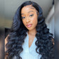 13x4 Breathable Cap Lace Frontal Wig | Loose Wave Ear-to-ear Glueless Lace Pre-Bleached Knots Human Hair