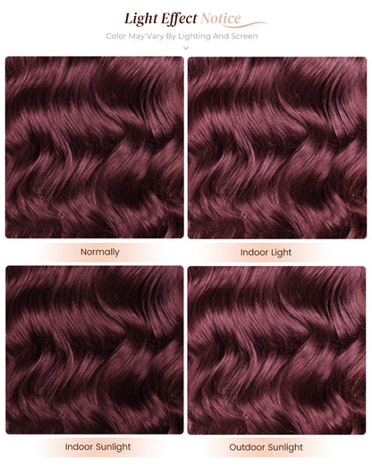 Dark Purple Plum Color Body Wave 13x4/5x6 Lace Frontal Human Hair Wigs