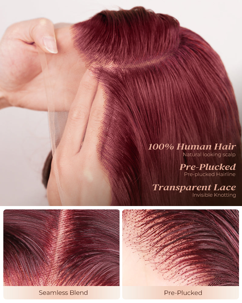 Cherry Red Two-Toned Ombre 