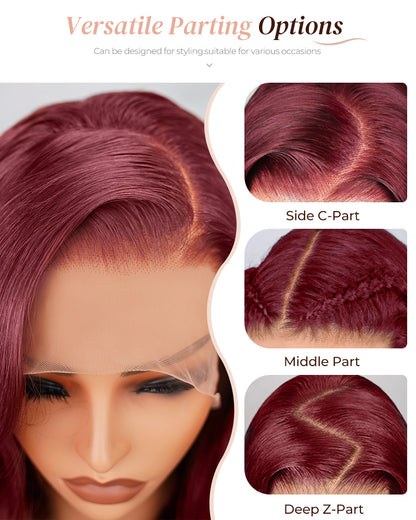 Cherry Red Two-Toned Ombre 