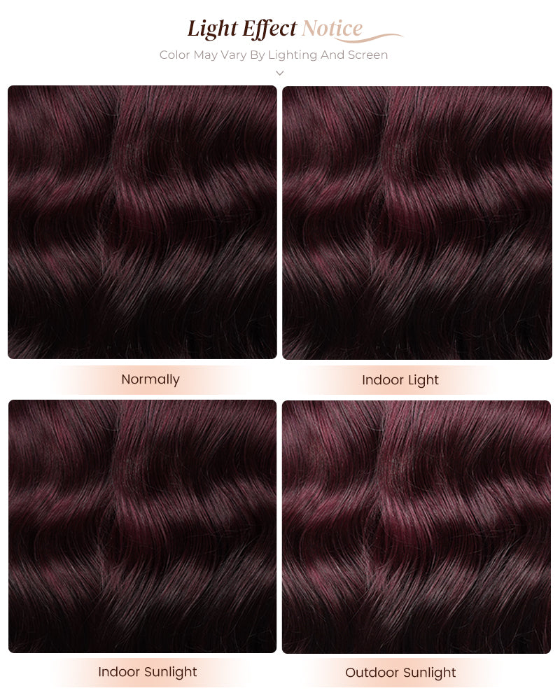 Ombre Plum Color Loose Body Wave Glueless 6x5 Pre-Cut Lace Human Hair Wig