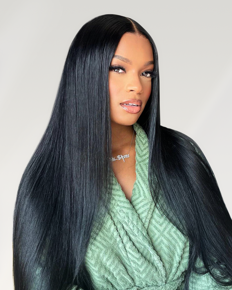 【30&quot; Super Sale】Minimalist Series Glueless 13x4 Lace Front Pre-Bleached Knots Natural Black Body Wave/Straight/Curly Human Hair Wig