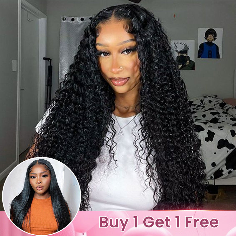 Bogo Sale | Deep Wave+ Straight-26inches-4x4 Lace