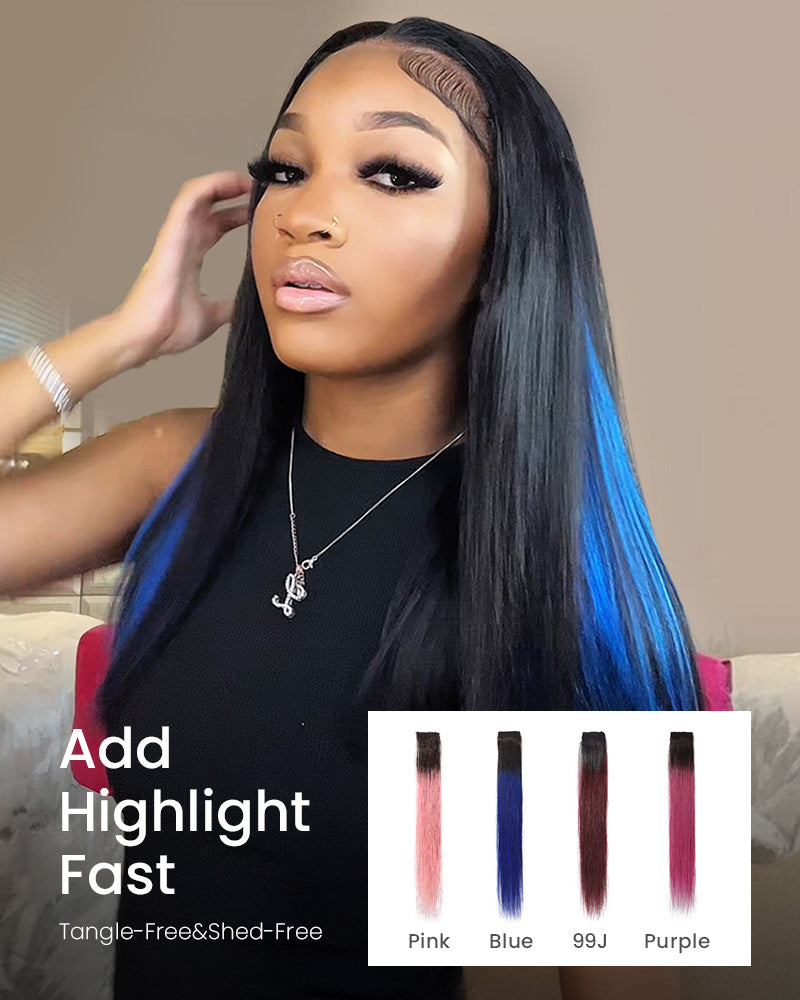 【Limited Design】SDD Super Double Drawn Bone Straight Natural Black 13x4/6x5 Lace Frontal Human Hair Wigs