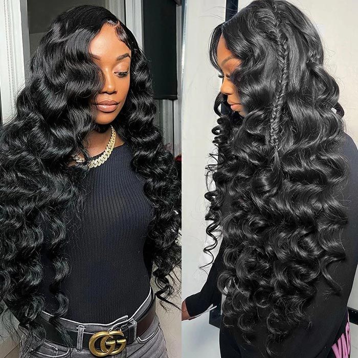 Discount human outlet lace front wigs