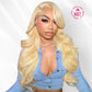 Arabella 613 Blonde 13x4 Lace Glueless Body Wave Free Part Long Wig Easily Redyed 100% Virgin Human Hair