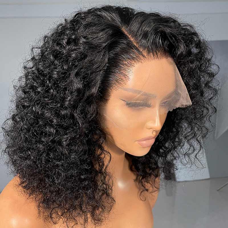 Human hair shop jerry curl wig