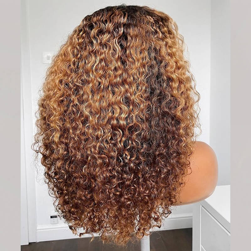 Curly wigs clearance ombre