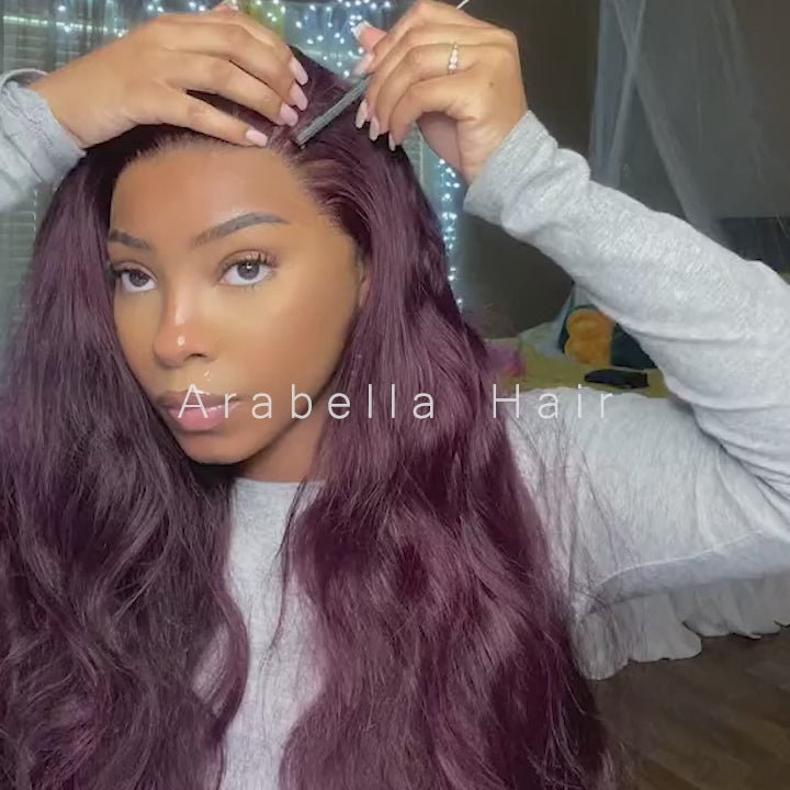 Purple plum wig hotsell