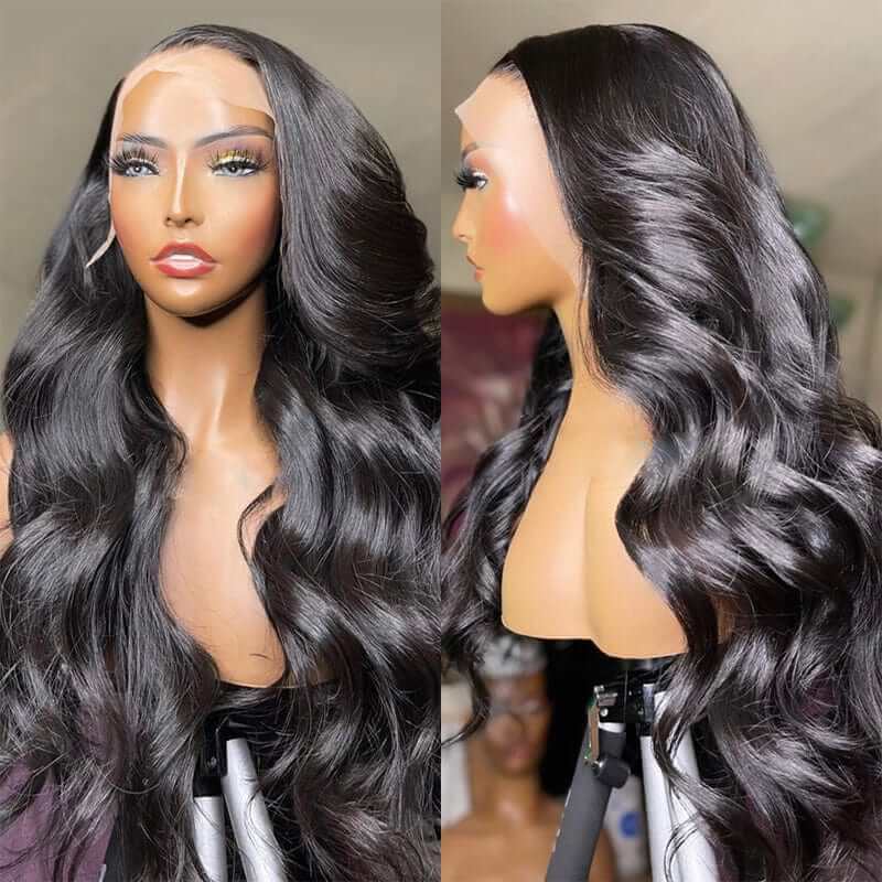 HD Lace 13x4 Frontal Wig Invisible Swiss Lace Body Wave Wig with